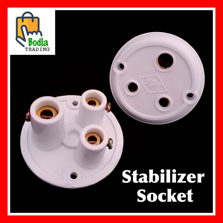 3 PIN PIPE STABILIZER SOCKET 10A FLUSH TYPE SOCKET