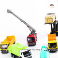 ND Thailand kids toys steel car model construction car fire truck garbage truck forklift XLC xiaila car alloy toy No. 1210. 