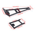 Serves/Winch Double Stent Rescue Truck/Tow Truck Crane Arm Wrecker Kit for 1/10 RC Crawler SCX10 TRX4 Capra LCG Chassis Tools.