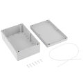 230x150x85mm Wiring Junction Box Water resistant White Plastic Enclosure Project Case DIY Junction Box IP65 Waterproof. 