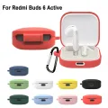 Silicone Protective Case for Redmi Buds 6 Active Wireless Headphone Protector Case Cover Shell Housing Anti-dust Sleeve. 