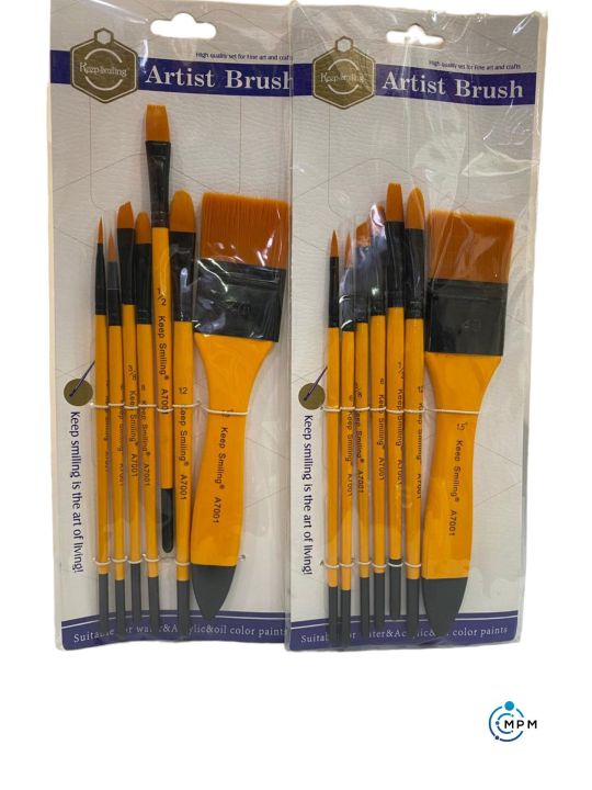 Keep Smiling Mix A7001 Artist Brush Set | Daraz.pk