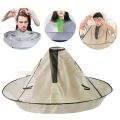 1PC Waterproof Adult Hair Cutting Cloak Foldable Umbrella Cape Salon Barber Home Hairdressing Cape Cover Cloth. 