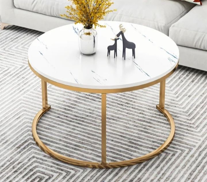 skyrise- Centre Table For Drawing Room Coffee Table Cocktail Table With Iron Base and Wooden top, customization