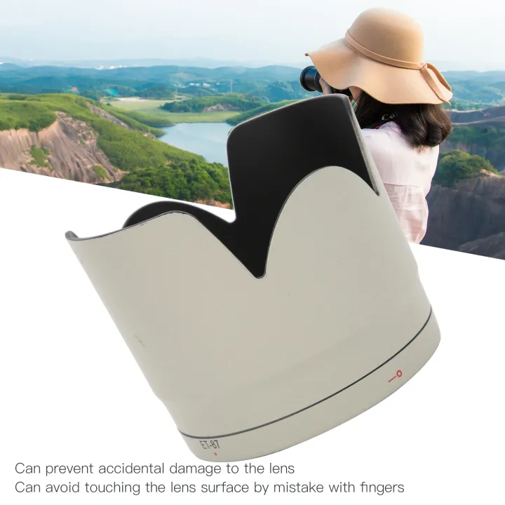 ET%E2%80%9187%20Reversible%20Camera%20Lens%20Hood%20Shade%20Protector%20for%20Canon%20EF%2070%E2%80%91200mm%20F2.8%20USM%20IS%20II%20Lens%20new%20-%20Image%203