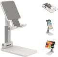Adjustable Cell Phone Stand, Foldable Phone Holder Tablet Stand for Desk, Angle Height Adjustable Cell Phone Stand universal and foldable phone stand, mobile desktop phone stand adjustable for video calls, portable phone stand, (No Color Choice). 