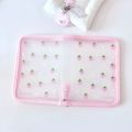 A6 Size Cute Stationery Storage Folder File PP Twill Zipper Pouch Document Bag Zip File Folder School Office Supplies. 