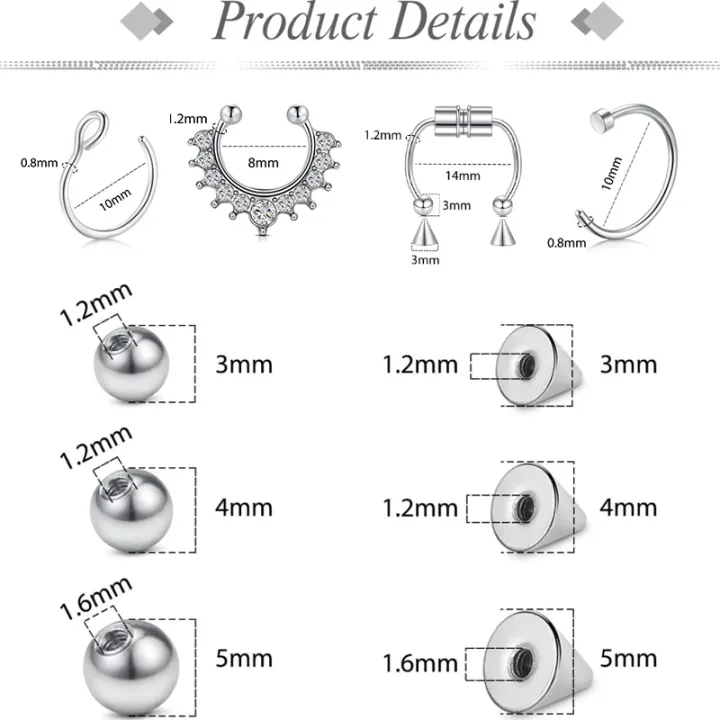 Fake%20Eyebrow%20Ring%20Fake%20Lip%20Labret%20Studs%20Replacement%20Balls%20Spike%20with%20100pcs%20Sticker%20Non-Piercing%20Body%20Jewelry%20Fake%20Skin%20Piercing%20-%20Image%202