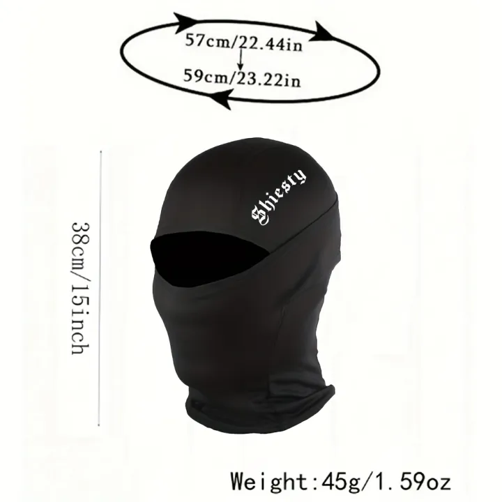 3pcs/2pcs/1pc%20English%20Letter%20Print%20Men's%20and%20Women's%20Balaclava%20Single%20Hole%20Full%20Face%20Neck%20Protection%20Mask%20Suitable%20for%20Outdoor%20-%20Image%202