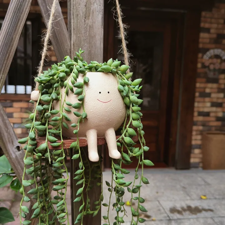 1pc%20Resin%20Hanging%20Planter%20Pot%20Rustic%20Succulent%20Plant%20Holder%20Smiling%20Face%20Design%20With%20Swing%20Base%20Outdoor%20Garden%20Indoor%20Home%20Decor%20home%20decoration%20item%20-%20Image%204