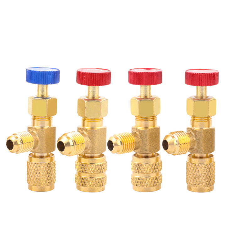 Valve R32 To R22 4PCS Safety Valves for Air Conditioning Systems Compatible with R22 R32 ...