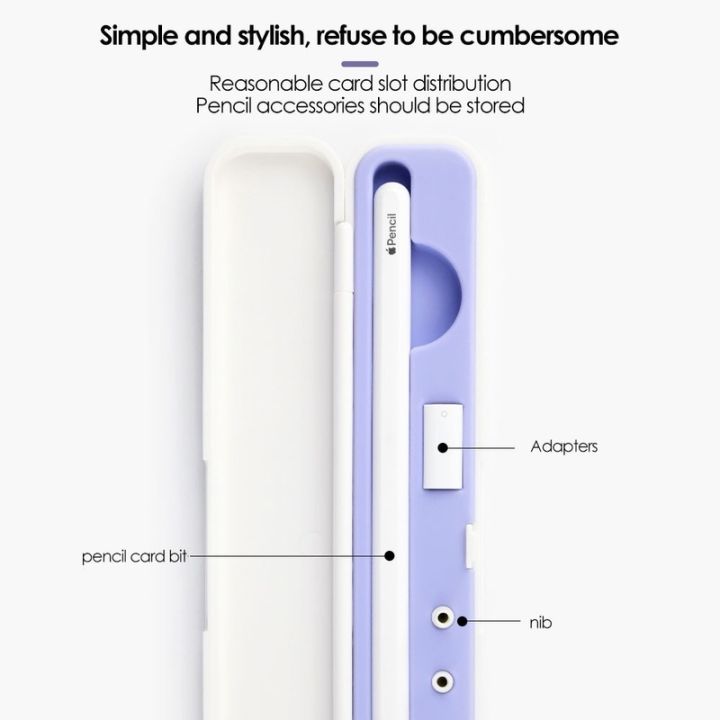 Portable%20for%20Apple%20Pencil%202%201%20Case%20Storage%20Box%20Pouch%20Pen%20Holder%20Stylus%20Cover%20for%20Apple%20IPad%20Pencil%201st%202nd%20Gen%20Plastic%20Cases%20-%20Image%206
