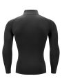 Men Bodybuilding Sport T-shirt Quick Dry Running Shirt Long Sleeve Compression Top Gym T Shirt Men Fitness Tight Tops.