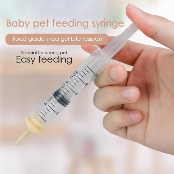 Newborn Pet Feeding Nipple Dog Cat Feeding Pacifier Hamster Rabbits Kittens Puppies Feeding Bottle with Silicone Nipple