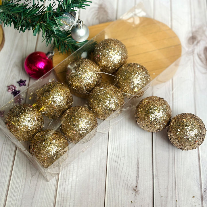 2D Christmas BallBalls Pendant Creative Xmas Tree Hanging Ornament
