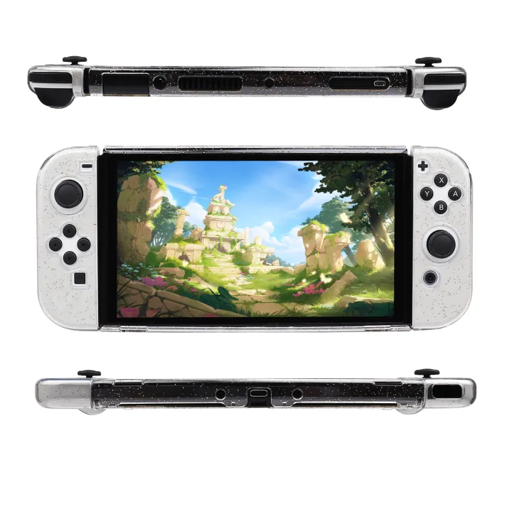 Transparent%20Protective%20TPU+PC%20Glitterry%20Cases%20for%20%20Switch%20Oled%20Console%20Video%20Gamepad%20Cover%20Skin%20Accessories%20-%20Image%206