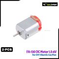 2 PCS 130 motor DC Motor FA-130 1.5-6VDC 16500RPM Brand New Motor 130 For DIY Electric Car/Fan goo Gadget. 
