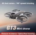 GT3 Dual Camera Drone Optical Flow Localization Wide Angle HD 8K Height Hold RC Obstacle Avoidance Foldable Quadcopter Drone. 