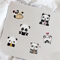 Cute panda pack of 30  INS stickers Aesthetic sketchbooks PVC Laptop Diary Decoration scrapbooking School stationery supply for kids 4 stickers extra. 