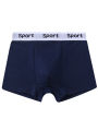 7 pieces mixed boys' underwear 8-14 years old solid color breathable soft stretch 95% cotton boy's boxer briefs. 