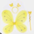 Fairy Wings Set For Girls 8 Color Buterflly Wings  Stick & Hairband Kids Party Dress Costume. 