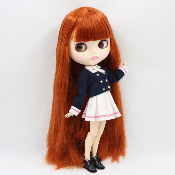 ICY%20DBS%20Blyth%20Doll%201/6%20bjd%20toy%2030cm%20red%20brown%20Hair%20white%20skin%20joint%20body%20matte%20face%20girl%20%20ob24%20anime%20doll%20-%20Image%205