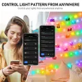 TUYA LED String Lights work with Alexa Google Assistant Music Sync WS2812B RGBIC Lighting Addressable Fairy String Lights. 