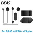 Type C Ejeas V6 Pro+ V4 PLUS Earphone Microphone Speaker For Original V4 plus Motorcycle Helmet Bluetooth Intercom Accessories. 