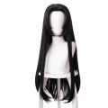 Anime Kochou Kanae Wig Kimetsu no Yaiba Cosplay Synthetic Black Long Heat Resistant Synthetic Hair Wigs Halloween Party.