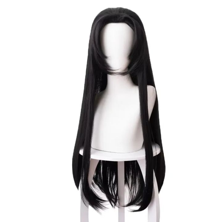Anime%20Kochou%20Kanae%20Wig%20Kimetsu%20no%20Yaiba%20Cosplay%20Synthetic%20Black%20Long%20Heat%20Resistant%20Synthetic%20Hair%20Wigs%20Halloween%20Party%20-%20Image%204