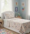 Pure Comfort, Every Night: 100% Cotton Single Bed Sheet for Kids Single Bedsheets Cartoon Printed Bedsheet. 