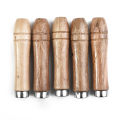 5Pcs Wooden File Handle Replacement Strong Metal Collar For File Craft Tool Woodworking File Craft Polishing Hand Tools. 