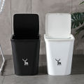 15 liter trash can, bathroom trash can, lid trash can, modern style, big site, 15L. 