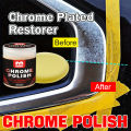 Car Door Handle Window Chrome Bright Strip Repair Metal Polishing Shine Renovation Paste Water Damage Rust Oxidation Removal. 