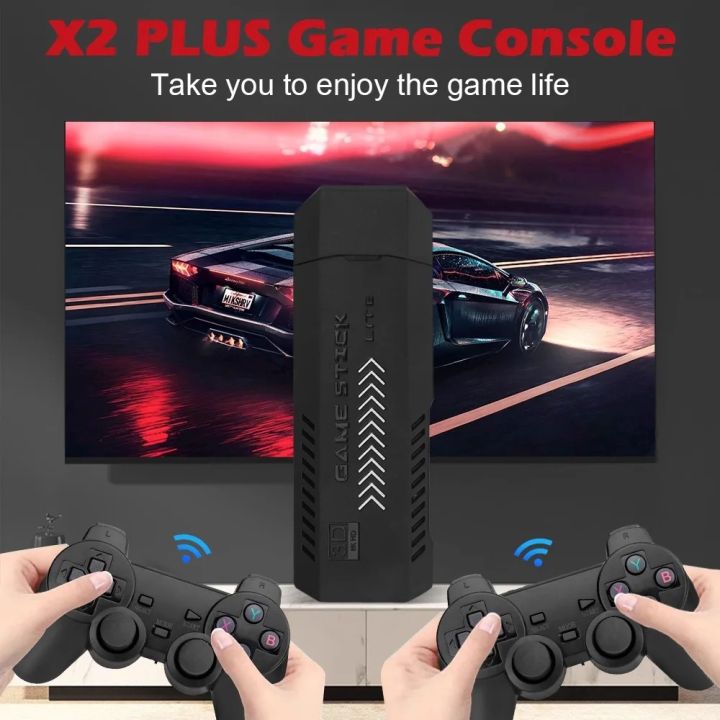 regalo Plug And Play Game Stick 4K Consola De Videojuegos Retro Salida