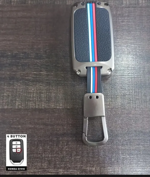 Honda%20City%202021%20Onwards%20Metal%20Key/Remote%20Cover%20with%20Key%20Chain%20Premium%20Quality%20Imported%20-%20Image%205