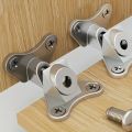 10/20/30/50 pcs Zinc Alloy butterfly Corner Bracket, Plank Corner Connector, Removable Corner Bracket, with Screws.