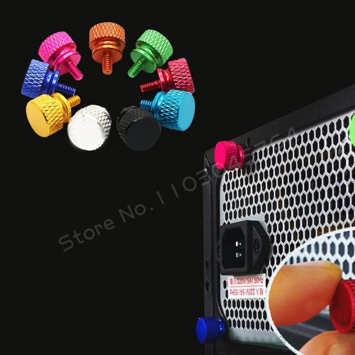 Computer%20Case%20Han-tighten%20Screw%20UNC%206#-32%20External%20Nut%20Bolt%20MOD%20Assemble%20For%20PC%20Video%20Card%20PCI/PSU/Cabinet%20Side%20Panel%20CNC%20Anode%20-%20Image%207