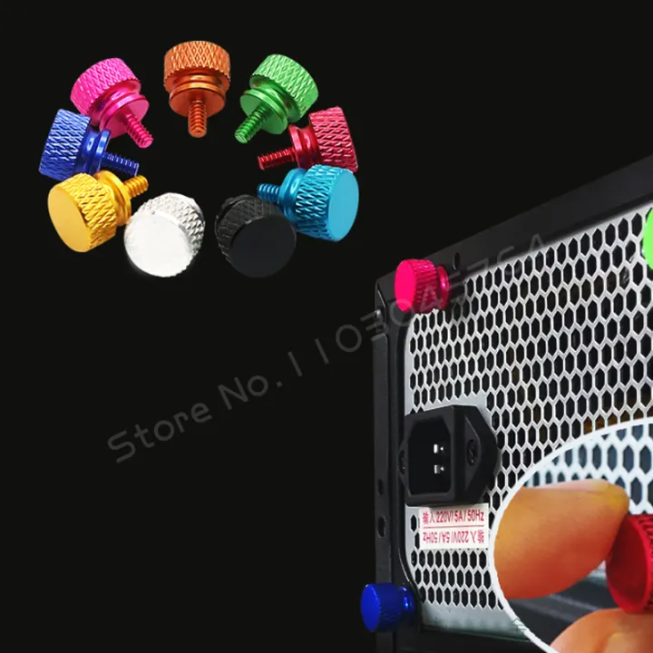 Computer%20Case%20Han-tighten%20Screw%20UNC%206#-32%20External%20Nut%20Bolt%20MOD%20Assemble%20For%20PC%20Video%20Card%20PCI/PSU/Cabinet%20Side%20Panel%20CNC%20Anode%20-%20Image%207