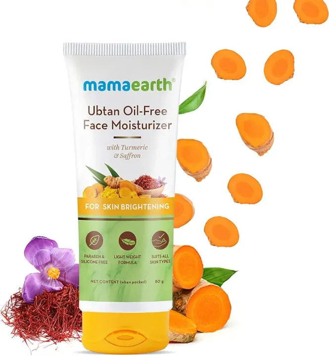 Mamaearth%20Ubtan%20Oil-Free%20Face%20Moisturizer%20With%20Turmeric%20&%20Saffron%20For%20Skin%20Brightening%20-%2080g%20-%20Image%202