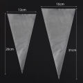 25/50pcs Plastic Cone Bags with Twist Ties for Popcorn Treat Candy Goodie Gifts and Party Favors Packaging. 