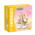 Keeppley Building Blocks Pokemon Toys Pikachu Sylveon Togepi Sprigatito Fuecoco Building Blocks  Children's Birthday  ﻿. 