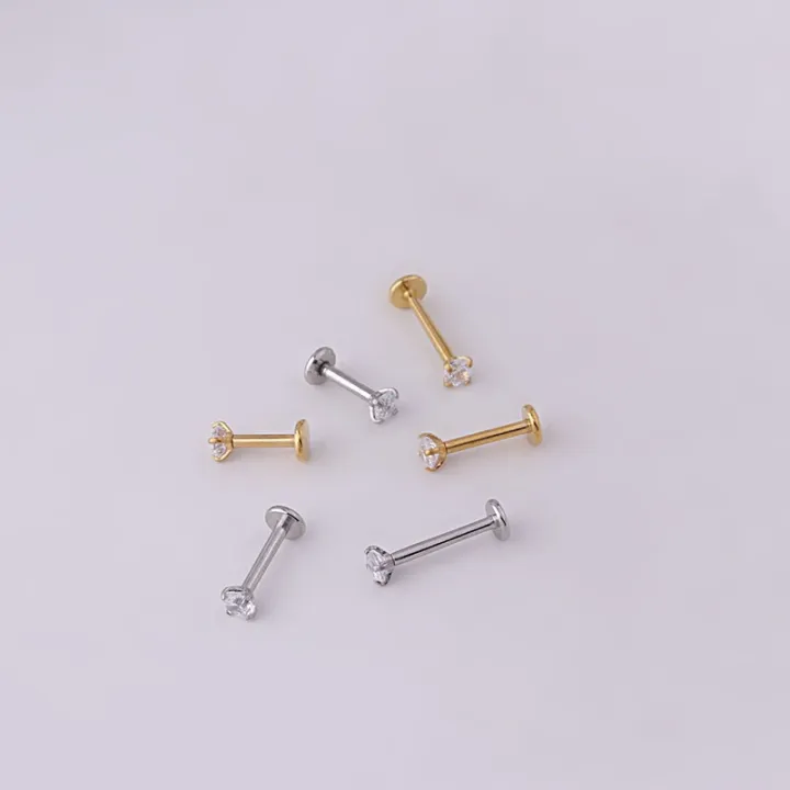 2pcs%20Stainless%20Steel%20Piercing%20Tragus%20Stud%20Earrings,%20Crystal%20Labret%20Small%20Ear%20Stud%20Helix%20Cartilage%20Earring%20for%20Women%20Body%20Jewelry%20-%20Image%206