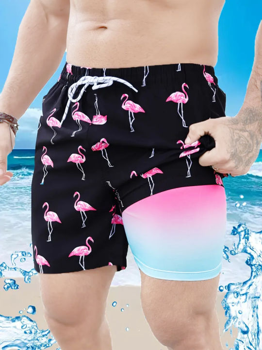 Firebird gradient lined with beach shorts