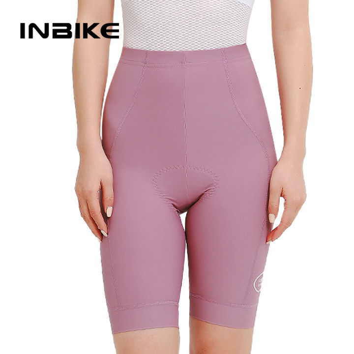 INBIKE Cycling Shorts Women's 2025 New Spring Summer MTB Pants Pad Shorts Breathable Sweat-Wicking Mountain Road Bike Clothing
