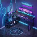 L Shaped Desk with Storage Shelves Corner Computer Desk PC Laptop Study Table  (Customised). 