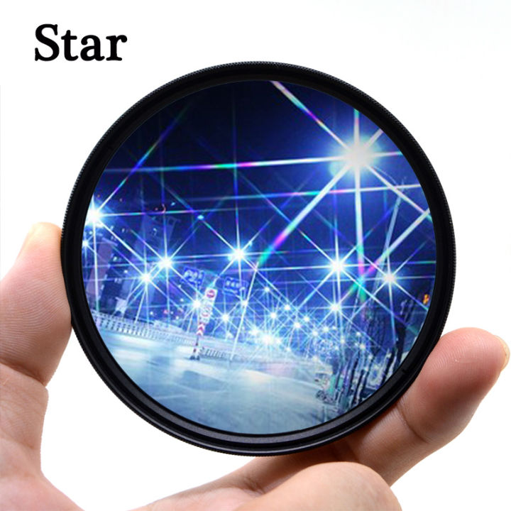 KnightX Effects Star Filter Line 52mm 55mm 58mm 67mm 77mm Camera