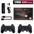 X2 Plus 128G 40000 Game GD10 Pro 4K Game Stick 3D HD Retro Video Game Console Wireless Controller TV 50 Emulator For PS1/N64/DC. 