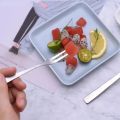 10/20/40pcs 13cm Stainless Steel Snail Fork Two-tine Fruit Dessert Forks for Cake Snack Bar Restaurant Party Banquets Tableware. 