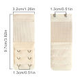 3 Pieces, 3 Rows with 2 Hook Extension Straps, Elastic, Soft and Comfortable Bra Straps, Women's Underwear Accessories. 